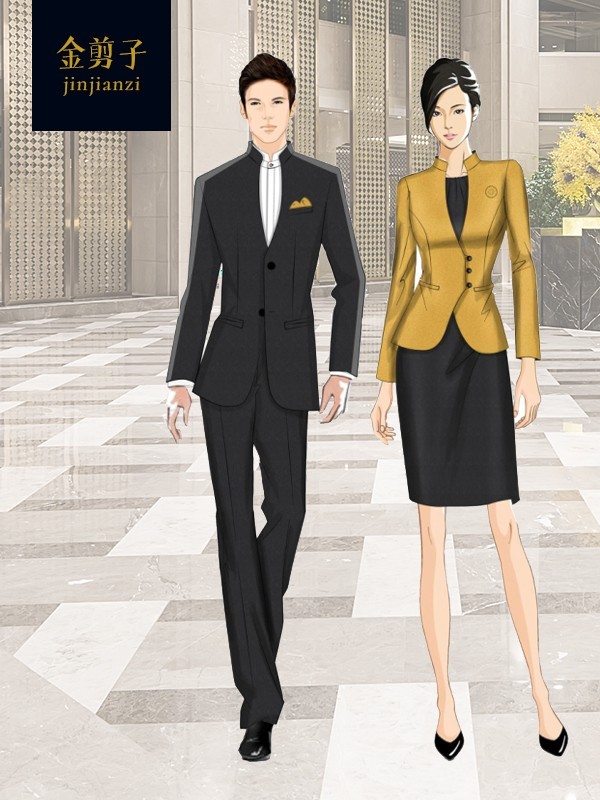 金剪子服裝-酒店服務(wù)員工作服定制的重要性